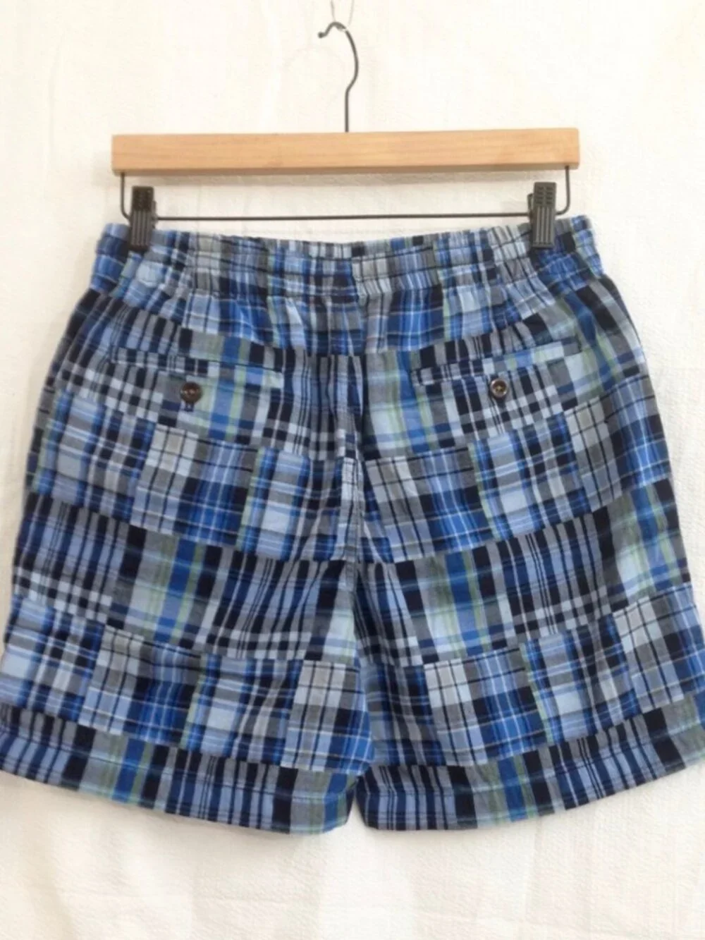 J.Crew Men’s Plaid Shorts Sample - Medium - NWT